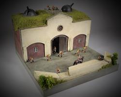 Garnison fæstning - diorama 