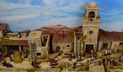 Los Pablo Mexicansk landsby - Diorama