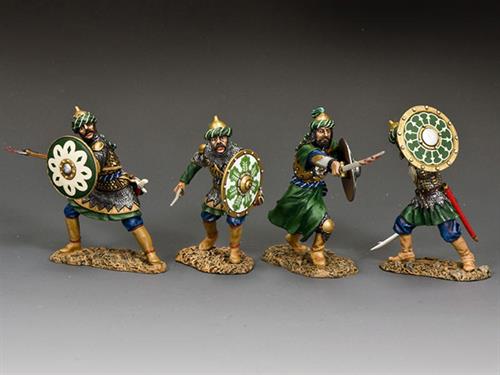 The Fighting Saracens” Set of four figures