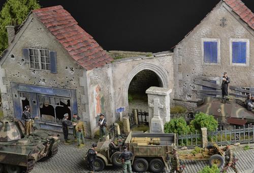 French Village - diorama 
