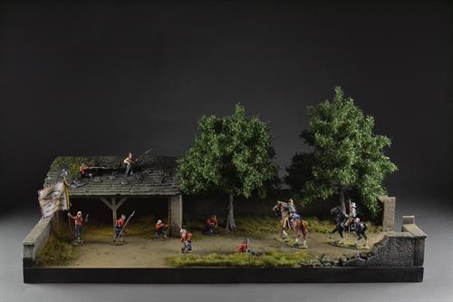 Old barn - diorama 