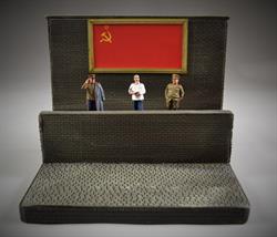 Sovjet  tribuneplads - diorama 