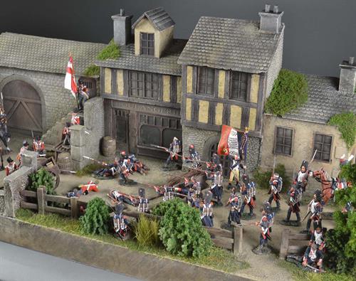 Medieval town - diorama