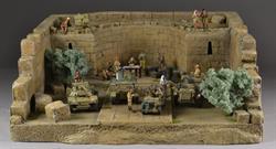 Ägyptische Ruinen - Diorama