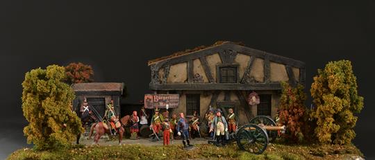 German inn - diorama 