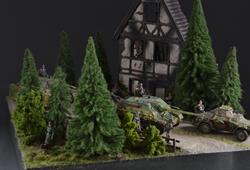 House ruin - diorama