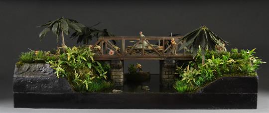 Dschungelbrücke - Diorama