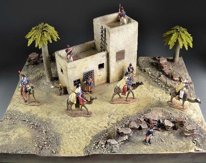 North African house - diorama 