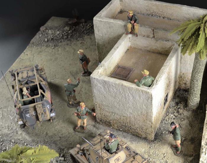 North African house - diorama