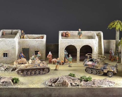 North African village - diorama 