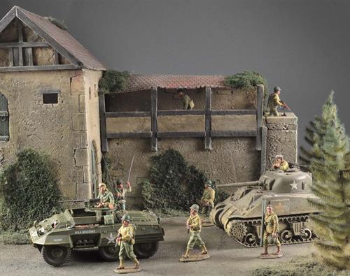 Village Wall and Tower - Diorama