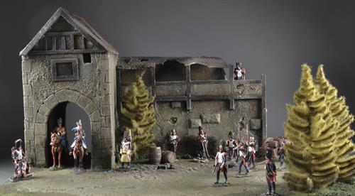 Village Wall and Tower - Diorama 