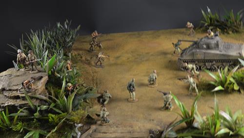 Dschungel Klippe - Diorama 