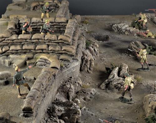 Battlefield desert - diorama