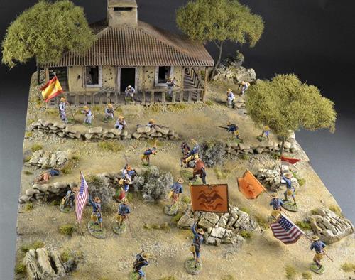 Schlacht von San Juan Hill - Diorama