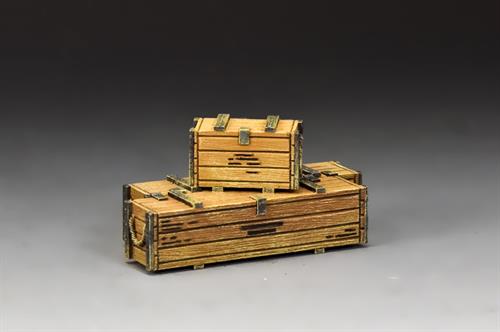 Wooden Ammunition and Weapons Crates (Natural Wood Color)