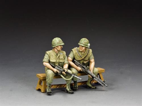Sitting M60 Gun Team