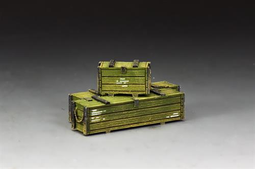 Wooden Ammunition and Weapons Crates (Green)