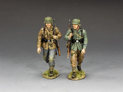 12. SS 'HITLERJUGEND' DIVISION - marching soldiers