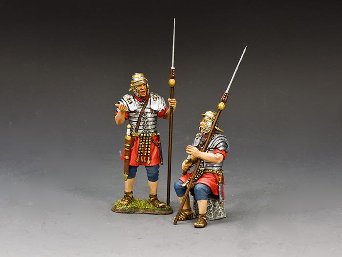 Roman Soldiers At Ease