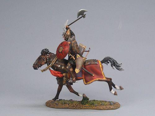 Ottoman Cavalry Attacking with Axe