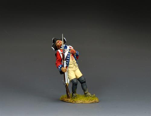 British Redcoat – Getting hit, Aaargh!