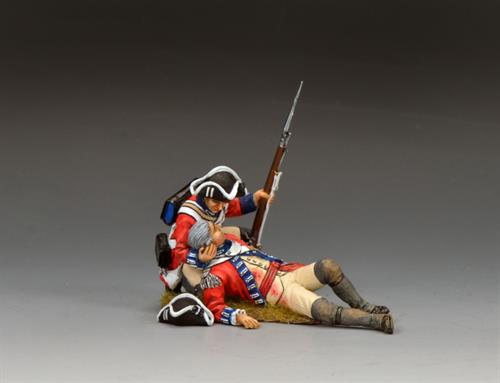 British Redcoat - Caring for his Captain
