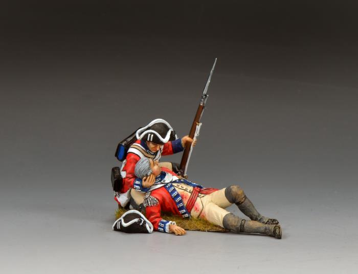 British Redcoat - Caring for his Captain