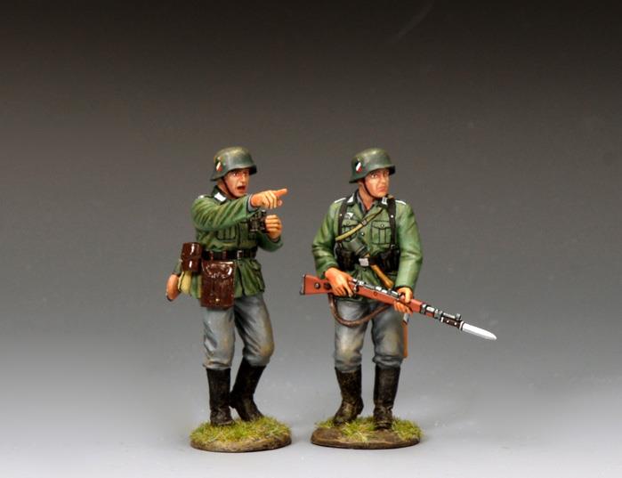 Wehrmacht junior officer og en Wehrmacht infanterist
