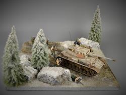 Vinten Forest road - diorama  