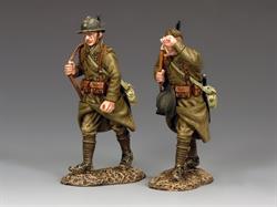 Marching French Infantrymen