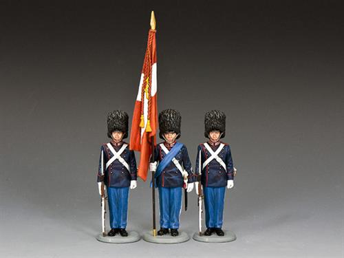 Die Royal Life Guard "Parade mit Fane"