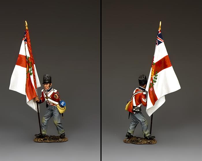 The Temporary Regimental Standard Bearer