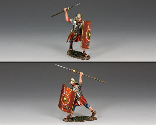 Roman Soldier Throwing Pilum