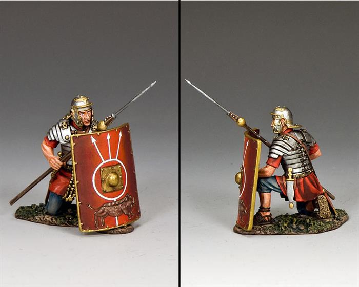 Roman Soldier Kneeling w/ Pilum