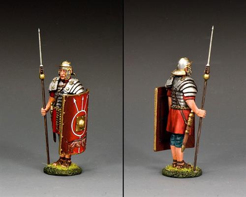 ‘At Attention’ Roman Legionary w/Pilum