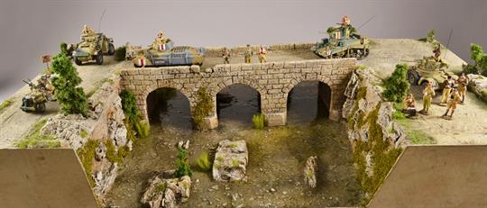 Italian bridge - diorama 