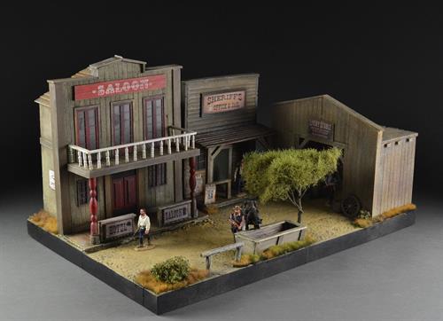 "Sourbank" Western-stadt - Diorama