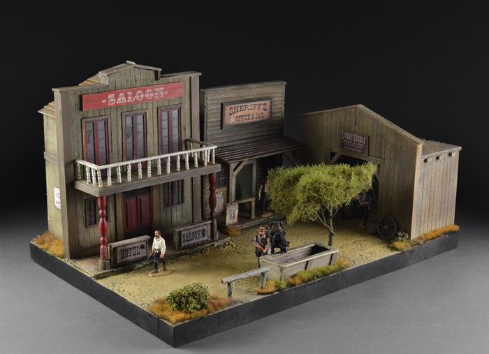 "Sourbank" Western town - Diorama