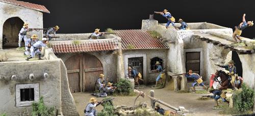 Durango mexikanisches Dorf - Diorama