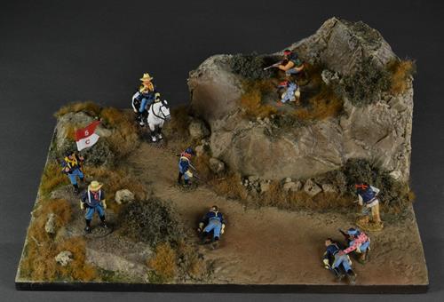 Wüstenklippe - Diorama