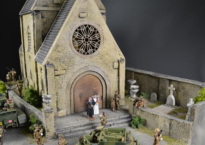 French church - diorama 