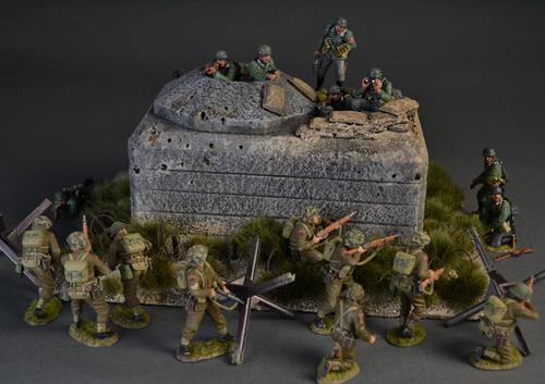 Tobruk-Bunker - Diorama