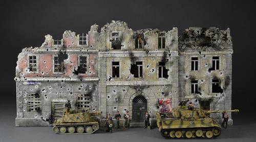 Berlin building in bombed condition