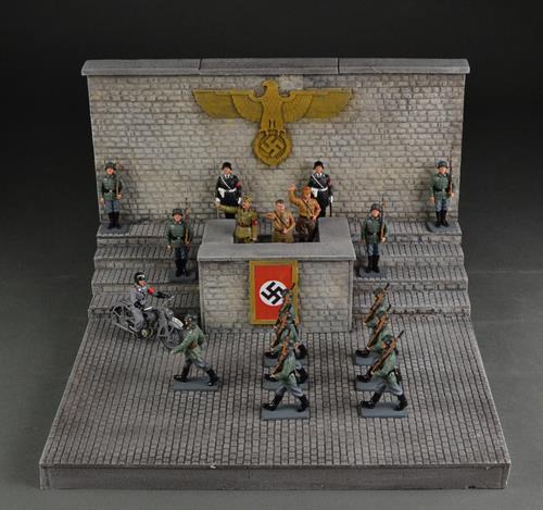 Nazi Tribünenplätze - Diorama
