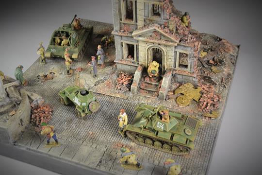 Die Reichskanzlei Ruine - Diorama