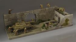 North African wall/house - diorama 