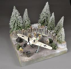 Flyverskjul - diorama 