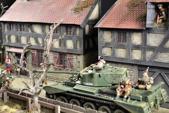 Deutsches  Bauernhof - Diorama 