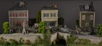 French/Belgian city - diorama 